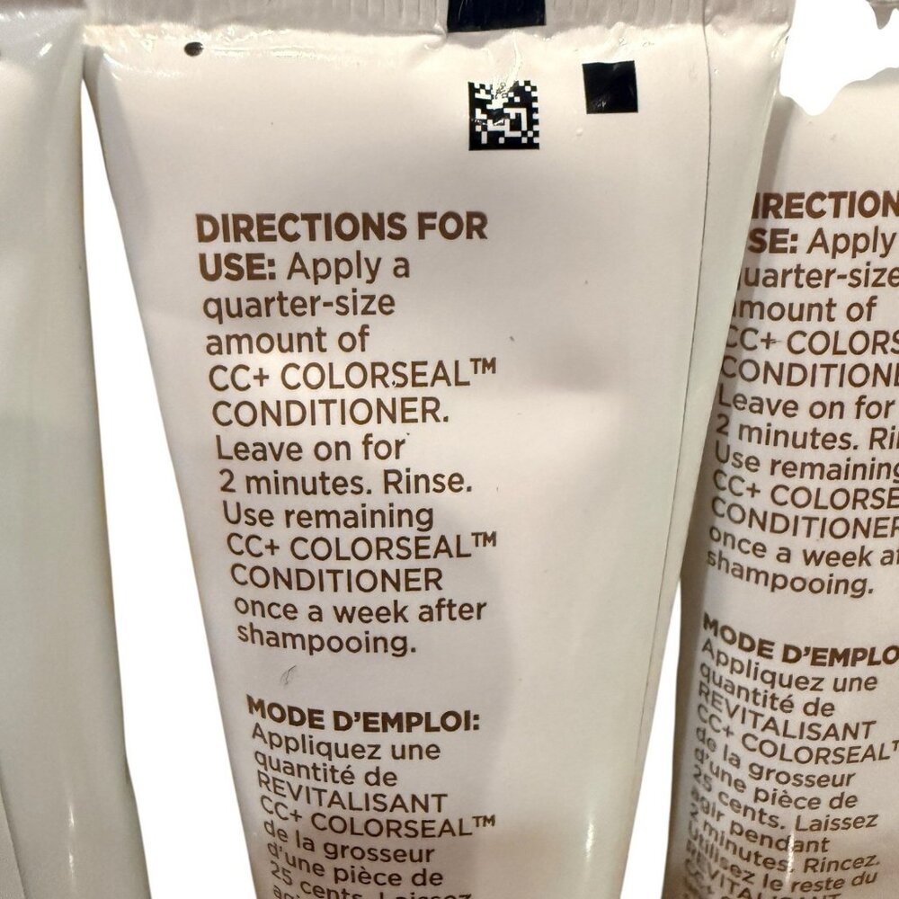 Clairol Nice N Easy CC + Colorseal Conditioner 1.86 oz Lot of 3 - Picture 3 of 5